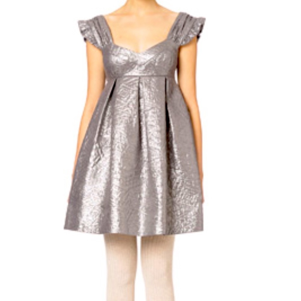 NWT MINT Jodi Arnold Gunmetal Fairytale Dress